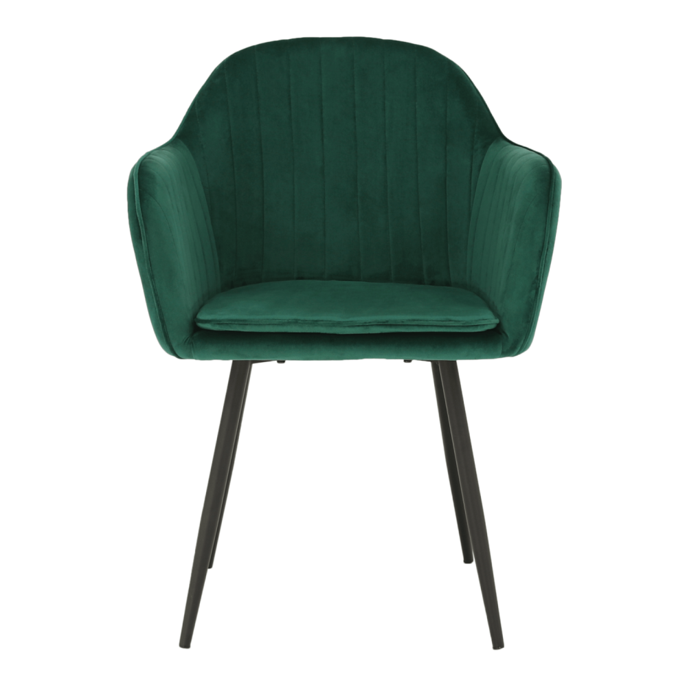 Designové křeslo, smaragdová Velvet látka, ZIRKON