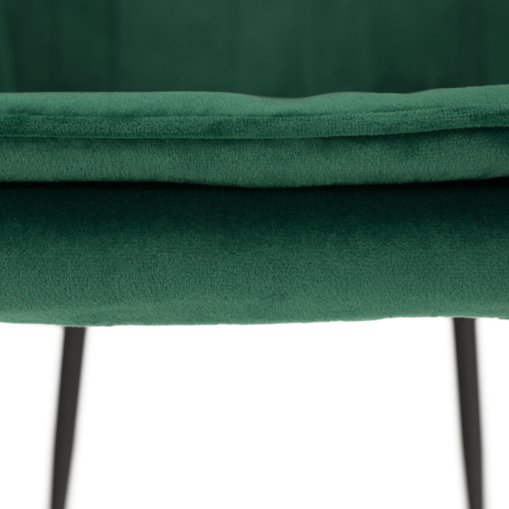 Designové křeslo, smaragdová Velvet látka, ZIRKON