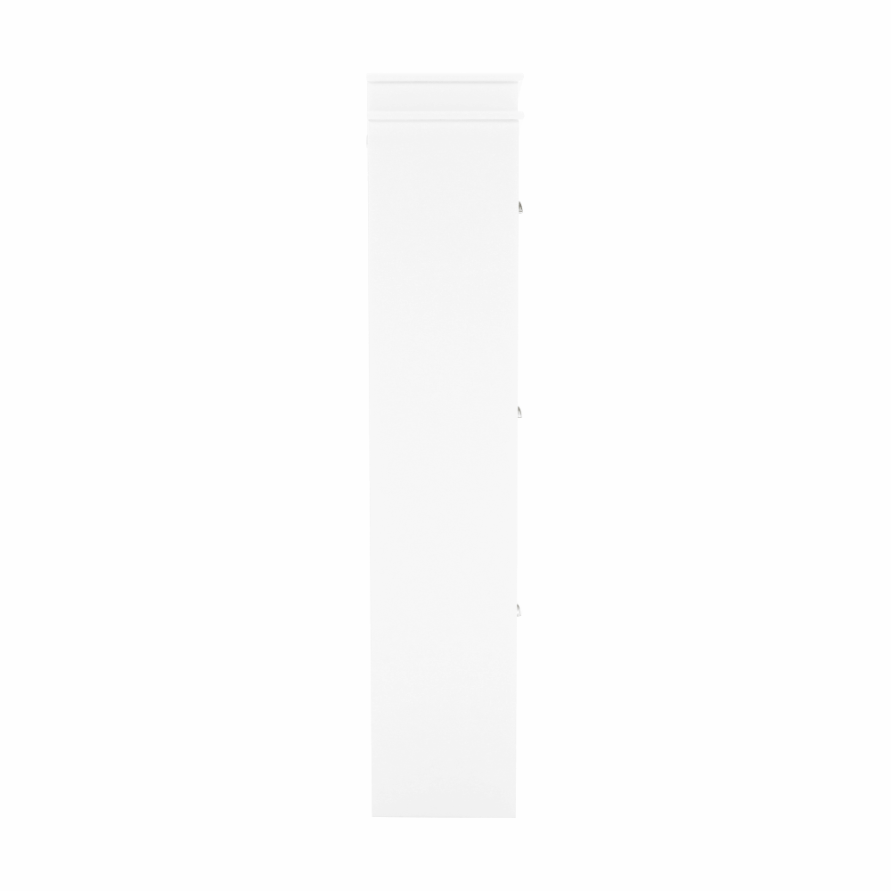 Botník, 3-řadový, bílá, SEBER TYP 2