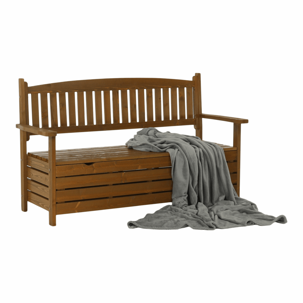 Zahradní lavička, hnědá, 150cm, AMULA