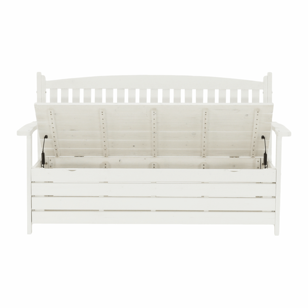 Zahradní lavička, bílá, 150cm, AMULA