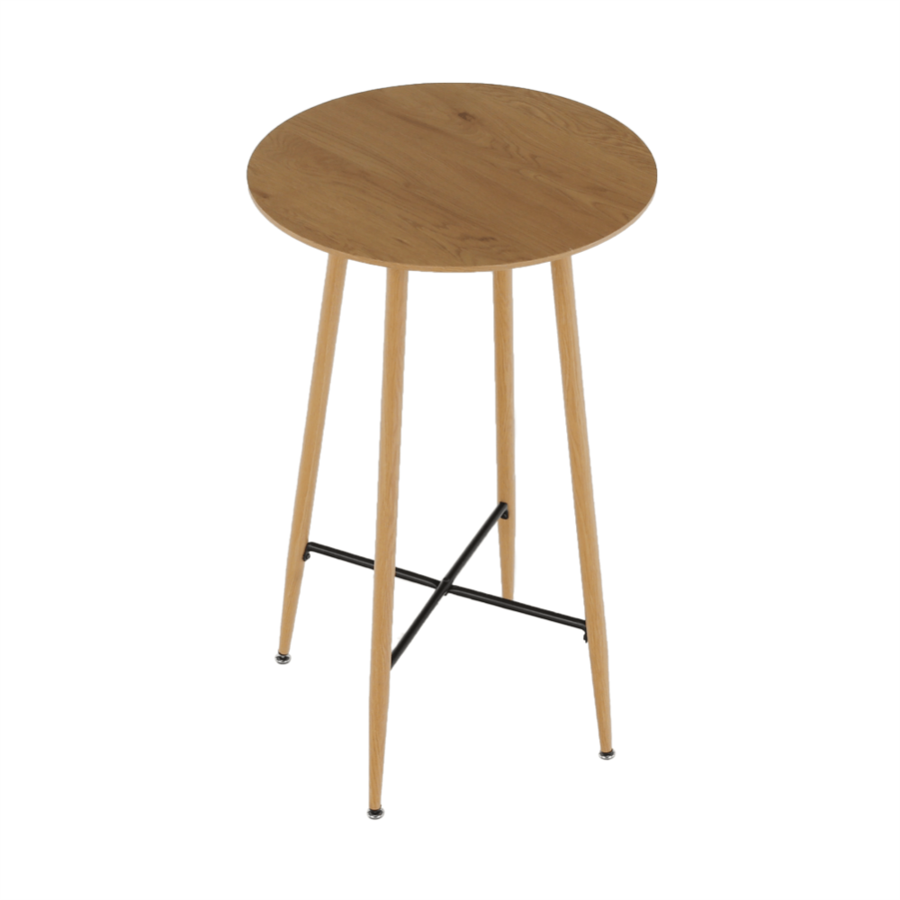 Barový stůl, dub, průměr 60 cm, IMAM