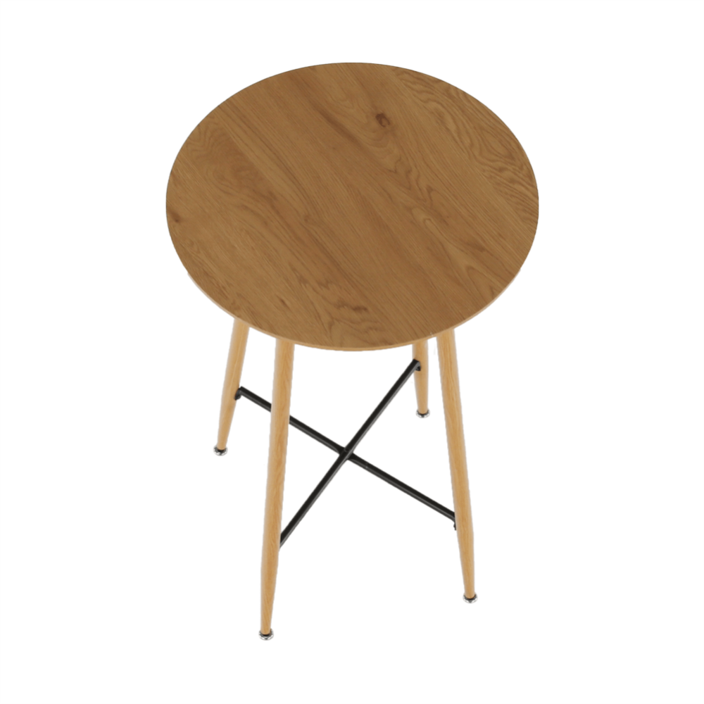 Barový stůl, dub, průměr 60 cm, IMAM