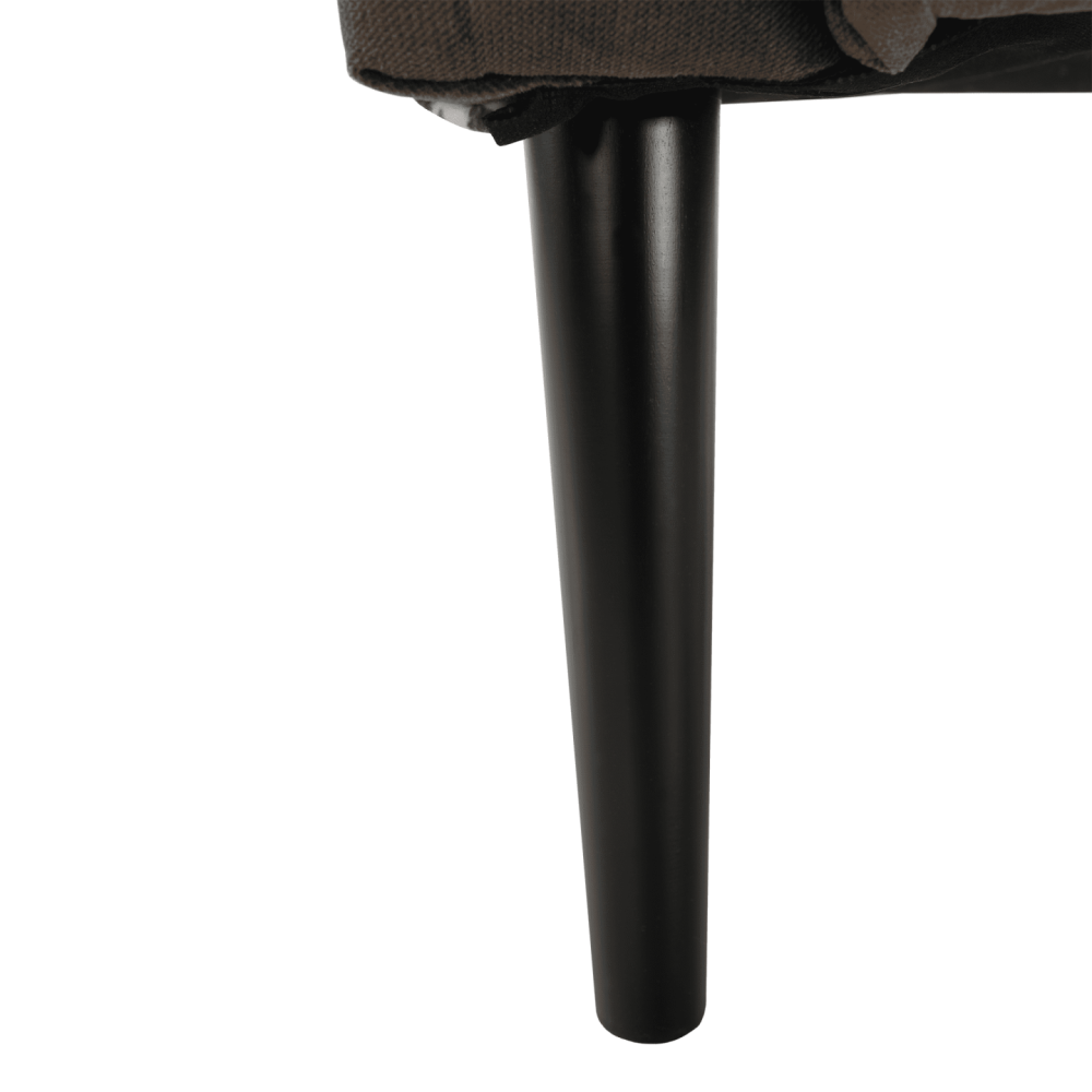 Designové křeslo, Velvet látka hnědá / vzor Terra, BELEK