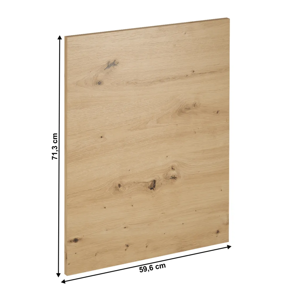 Dvířka na myčku, dub artisan, 59,6x71,3, LANGEN