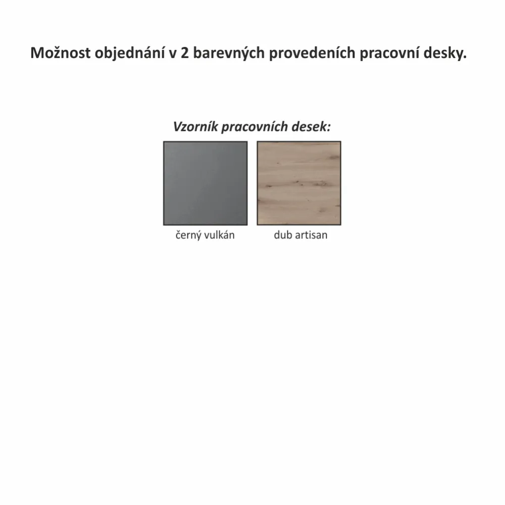 Spodní skříňka, dub artisan, univerzálni, LANGEN D60