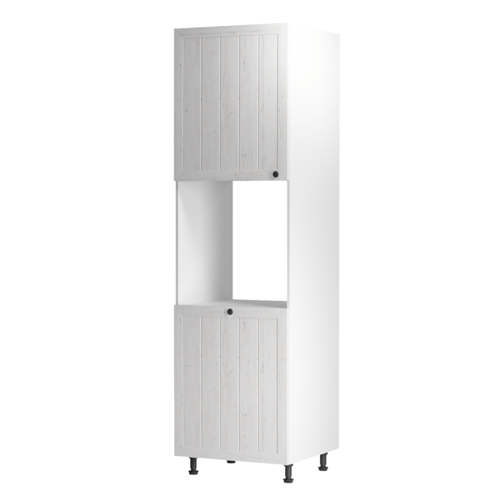 Potravinová skříňka D60P, bílá / sosna andersen, levá, PROVANCE