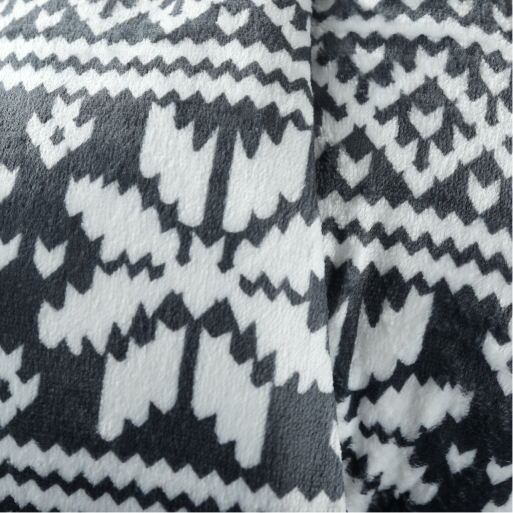 Oboustranná beránková deka, zimní motiv, 150x200, MALENA