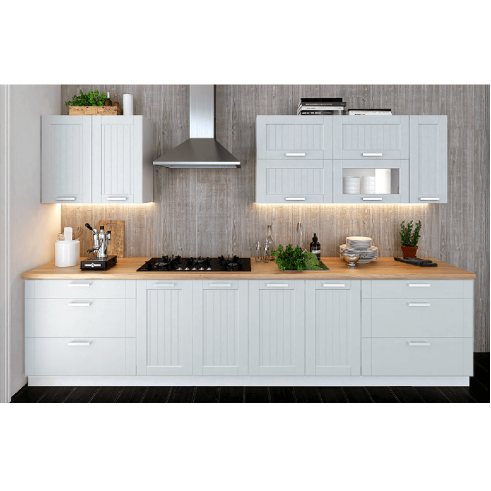 Spodní skříňka, světlešedá/bílá, JULIA TYP 56