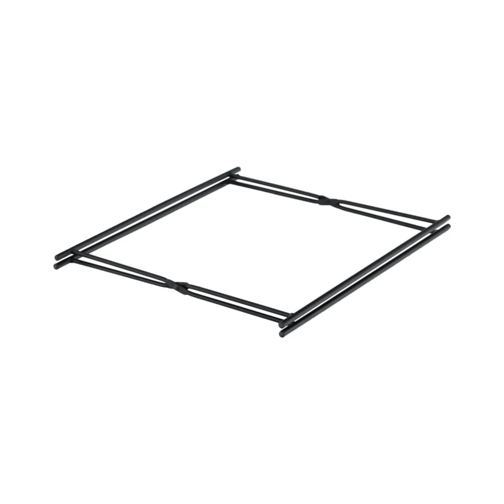 Příruční stolek s odnímatelnou tácem, černá, RENDER