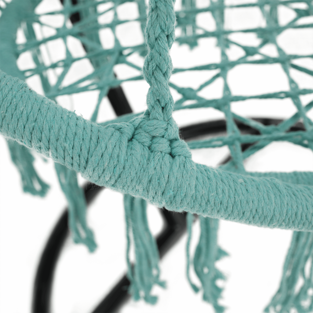 Závěsné křeslo, mentolová, AMADO 2 NEW