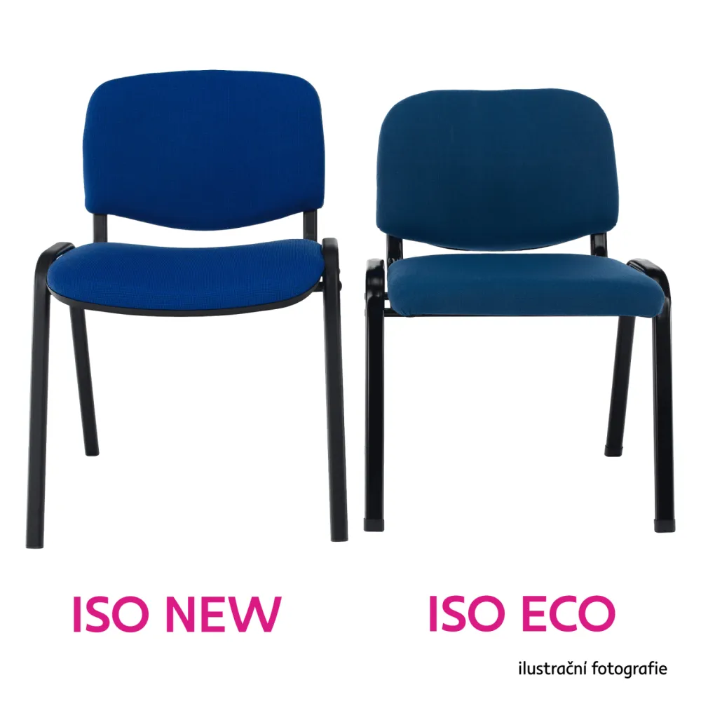 Kancelářská židle, šedá, ISO ECO