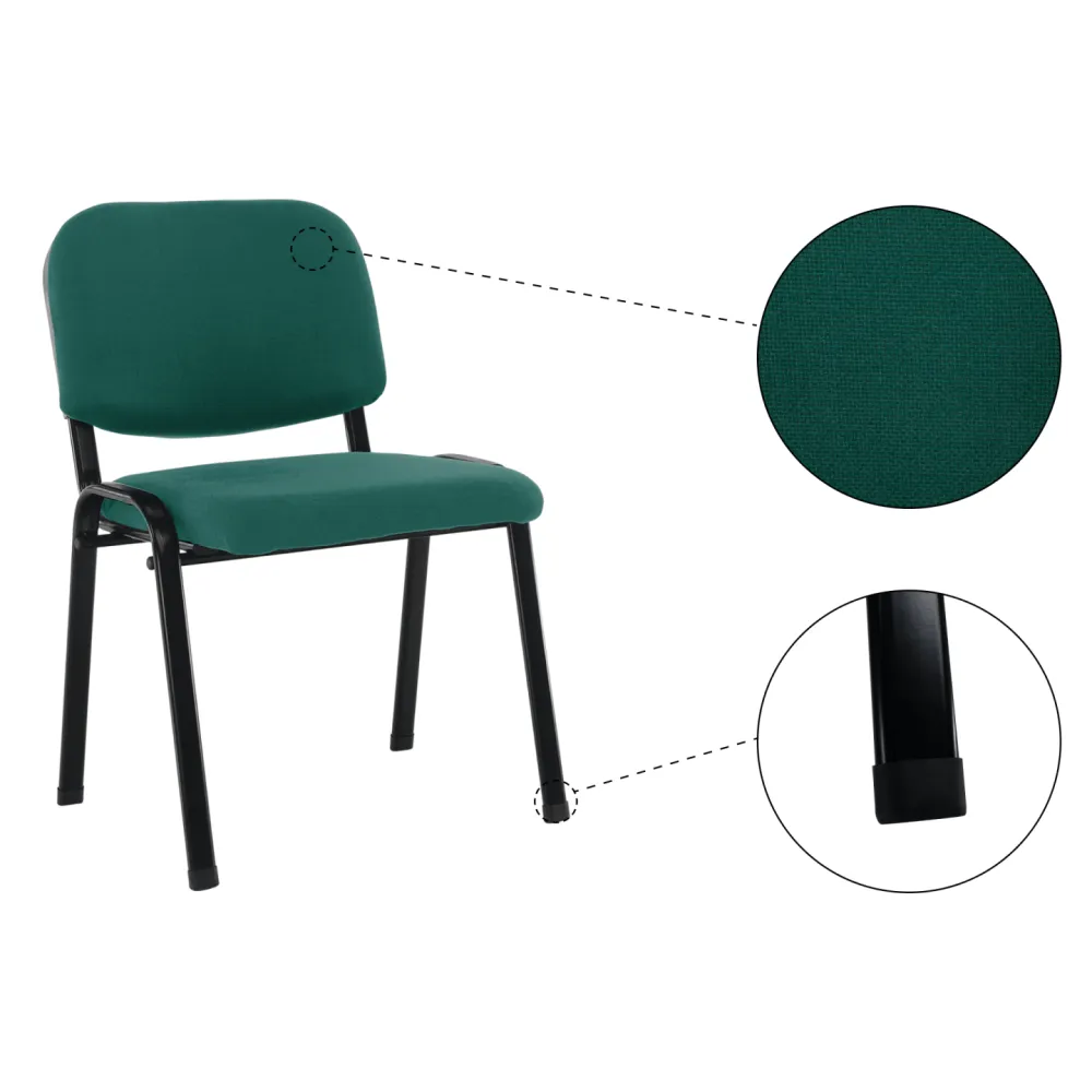 Kancelářská židle, zelená, ISO ECO
