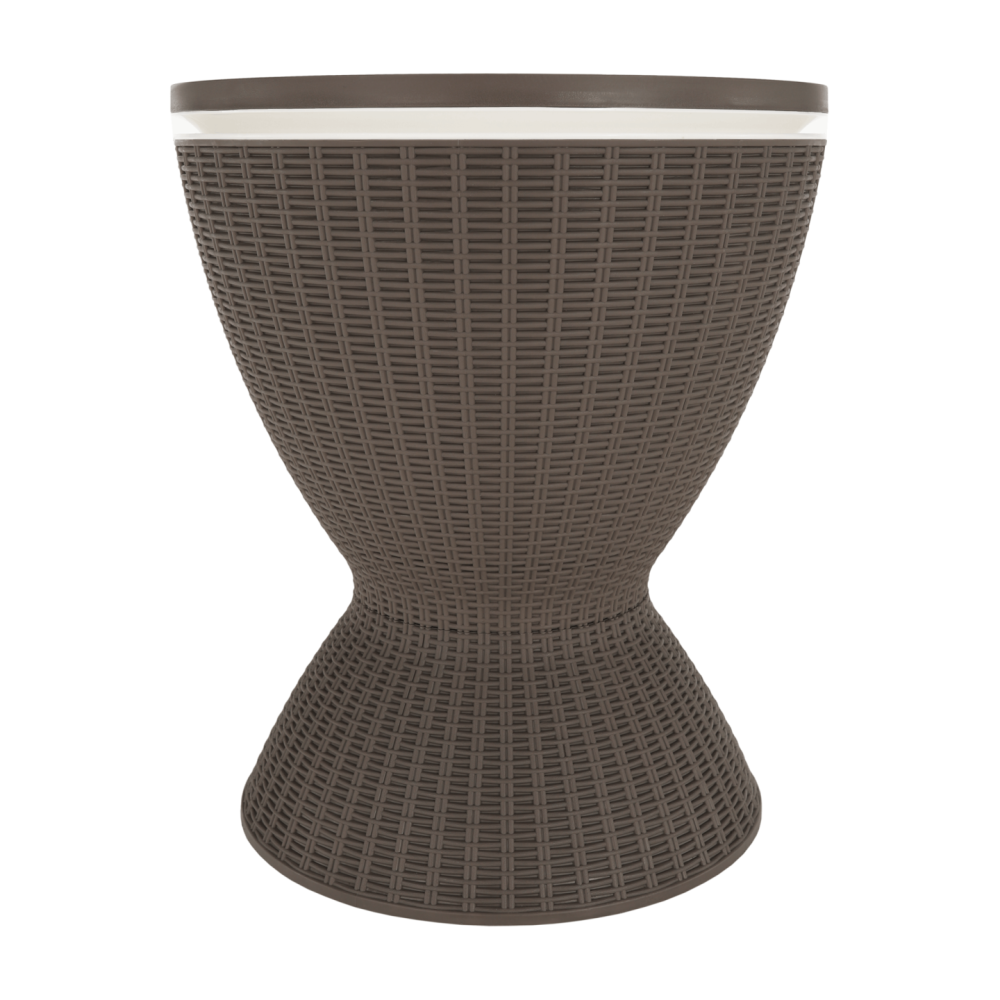 Zahradní chladící stolek, šedá, FABIR