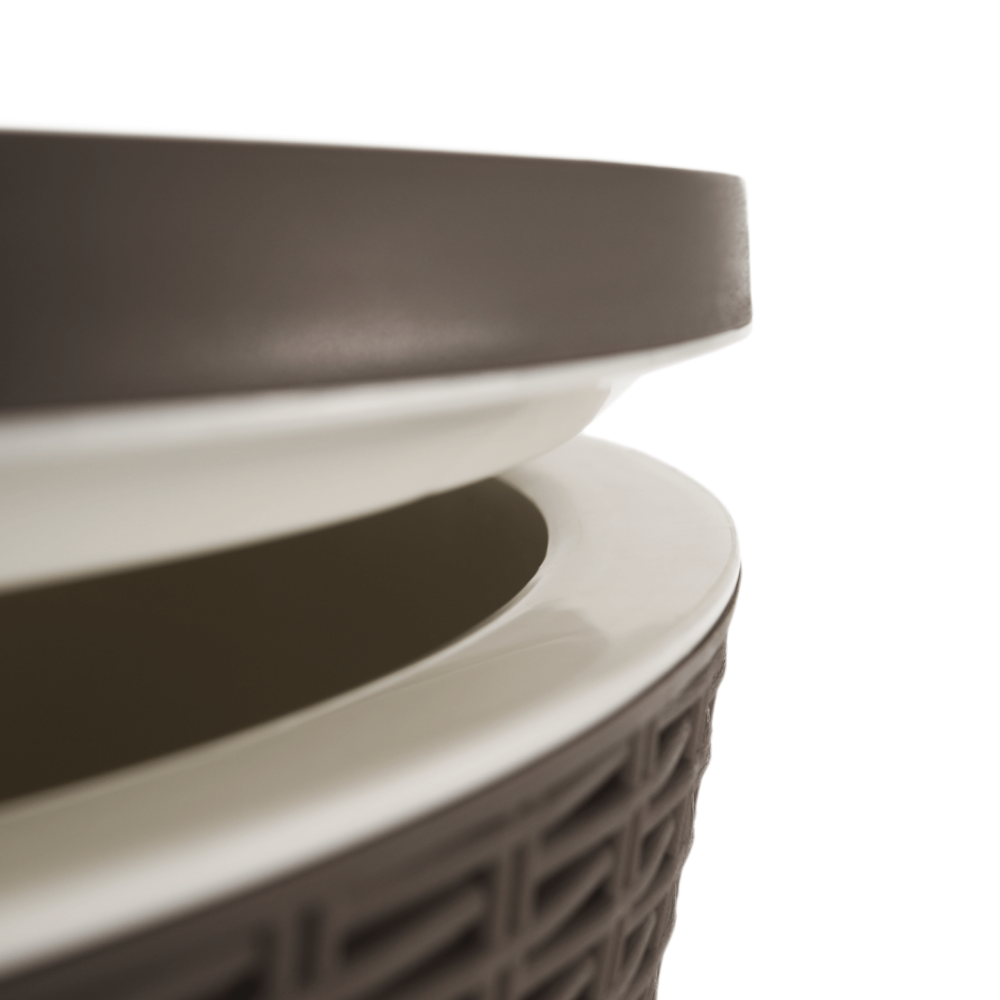 Zahradní chladící stolek, šedá, FABIR