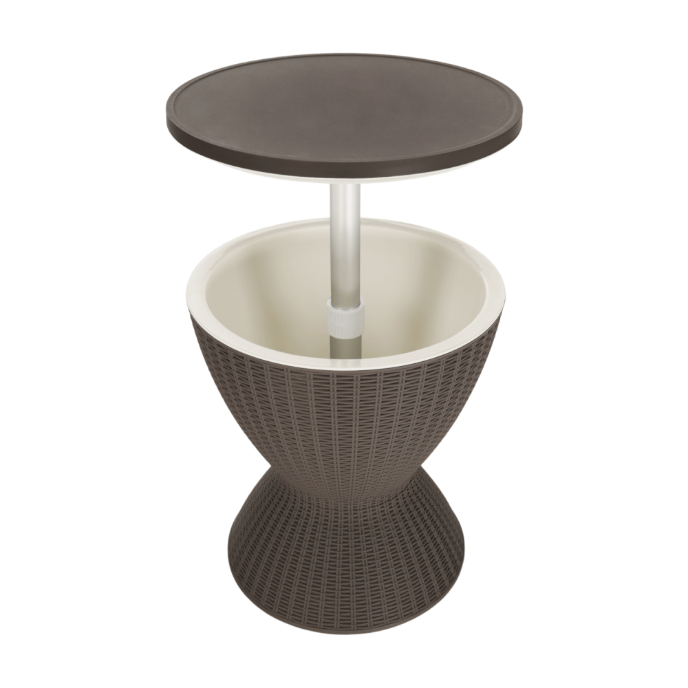 Zahradní chladící stolek, šedá, FABIR