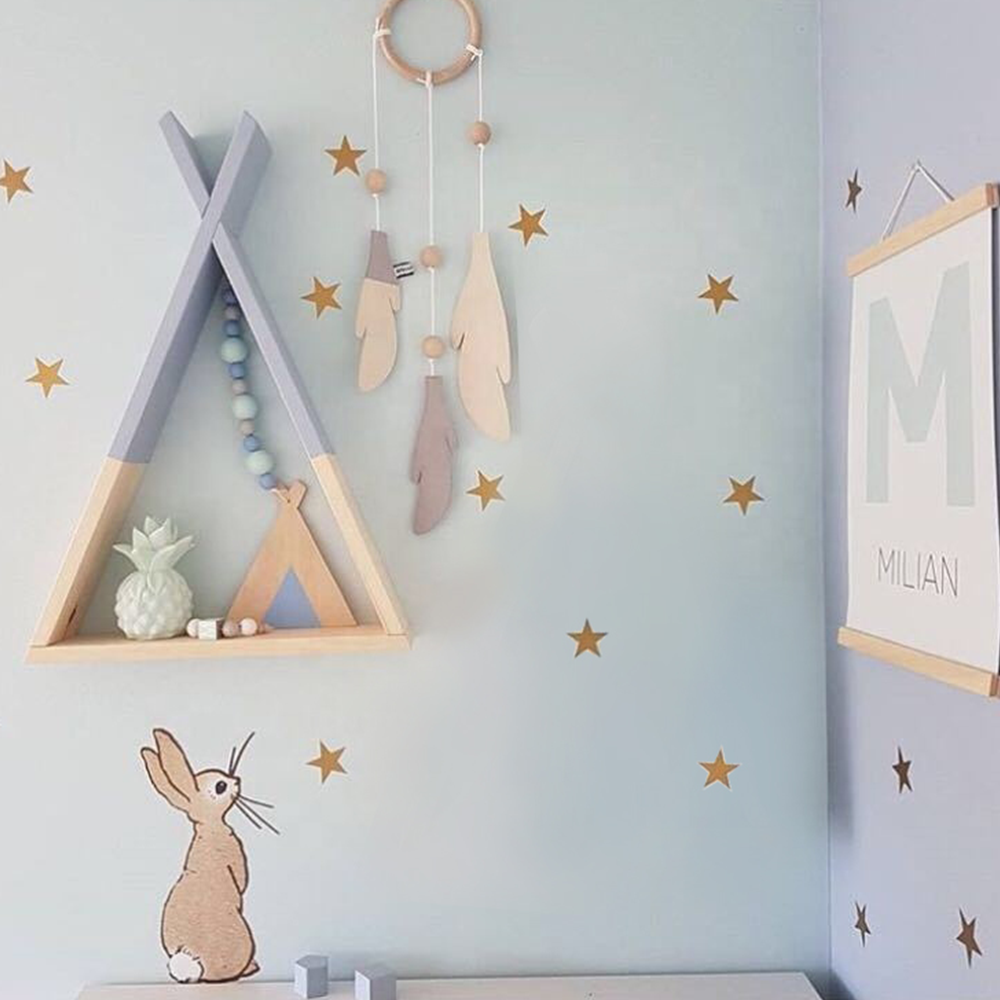 Dětská polička, šedá/přírodní, JOLI