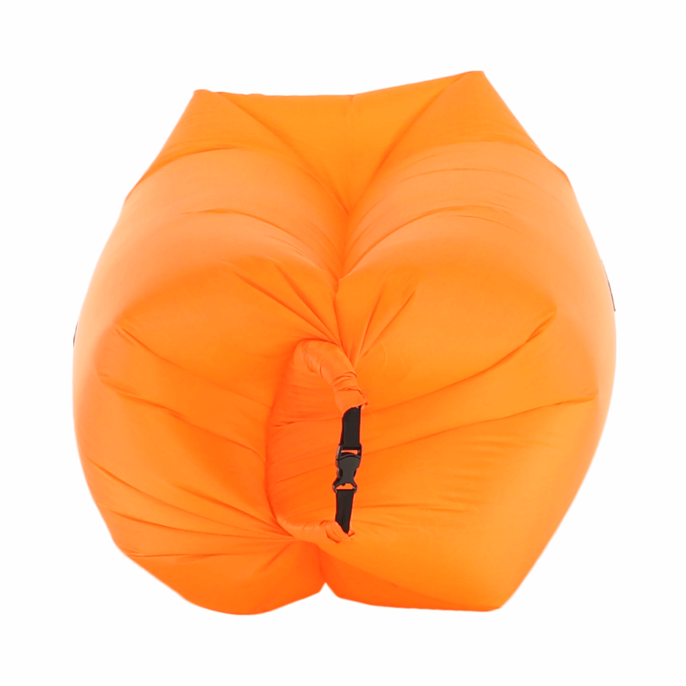 Nafukovací sedací vak/lazy bag, oranžová, LEBAG
