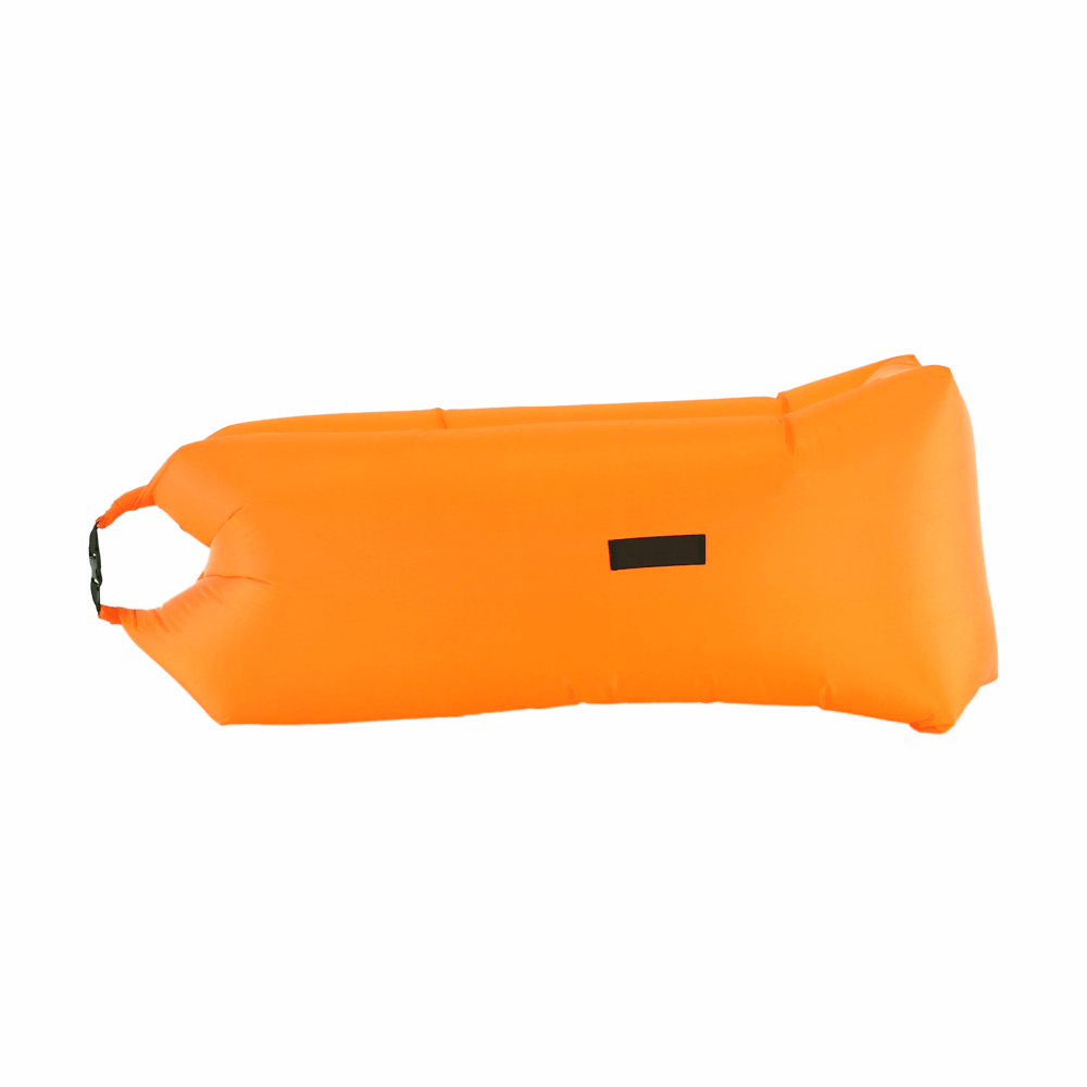 Nafukovací sedací vak/lazy bag, oranžová, LEBAG