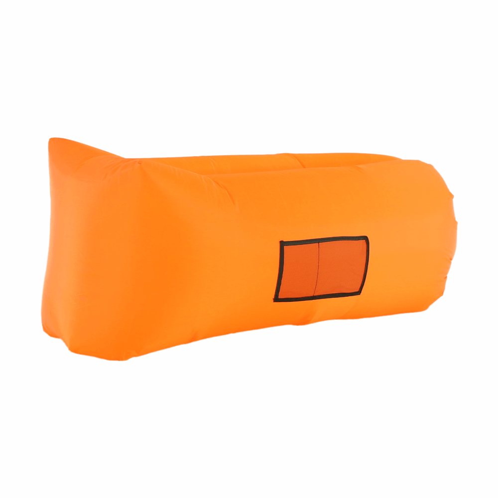 Nafukovací sedací vak/lazy bag, oranžová, LEBAG