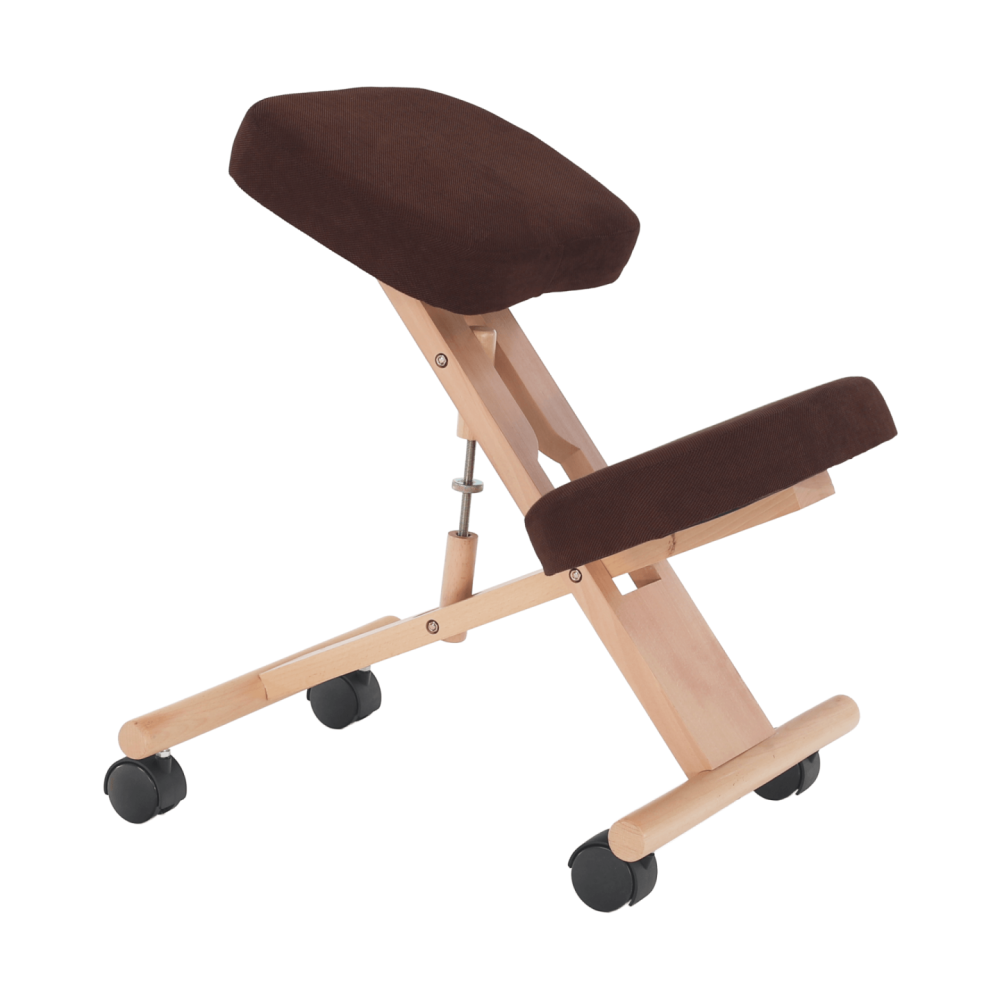 Ergonomická klekačka, hnědá/buk, FLONET