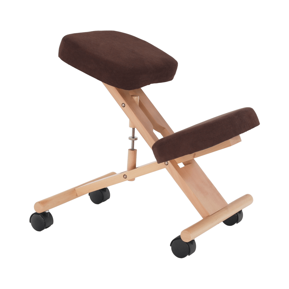 Ergonomická klekačka, hnědá/buk, FLONET