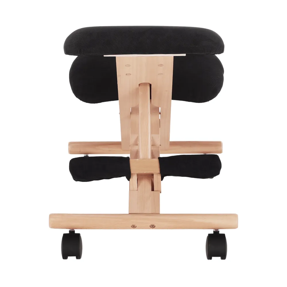 Ergonomická klekačka, černá/buk, GROCO
