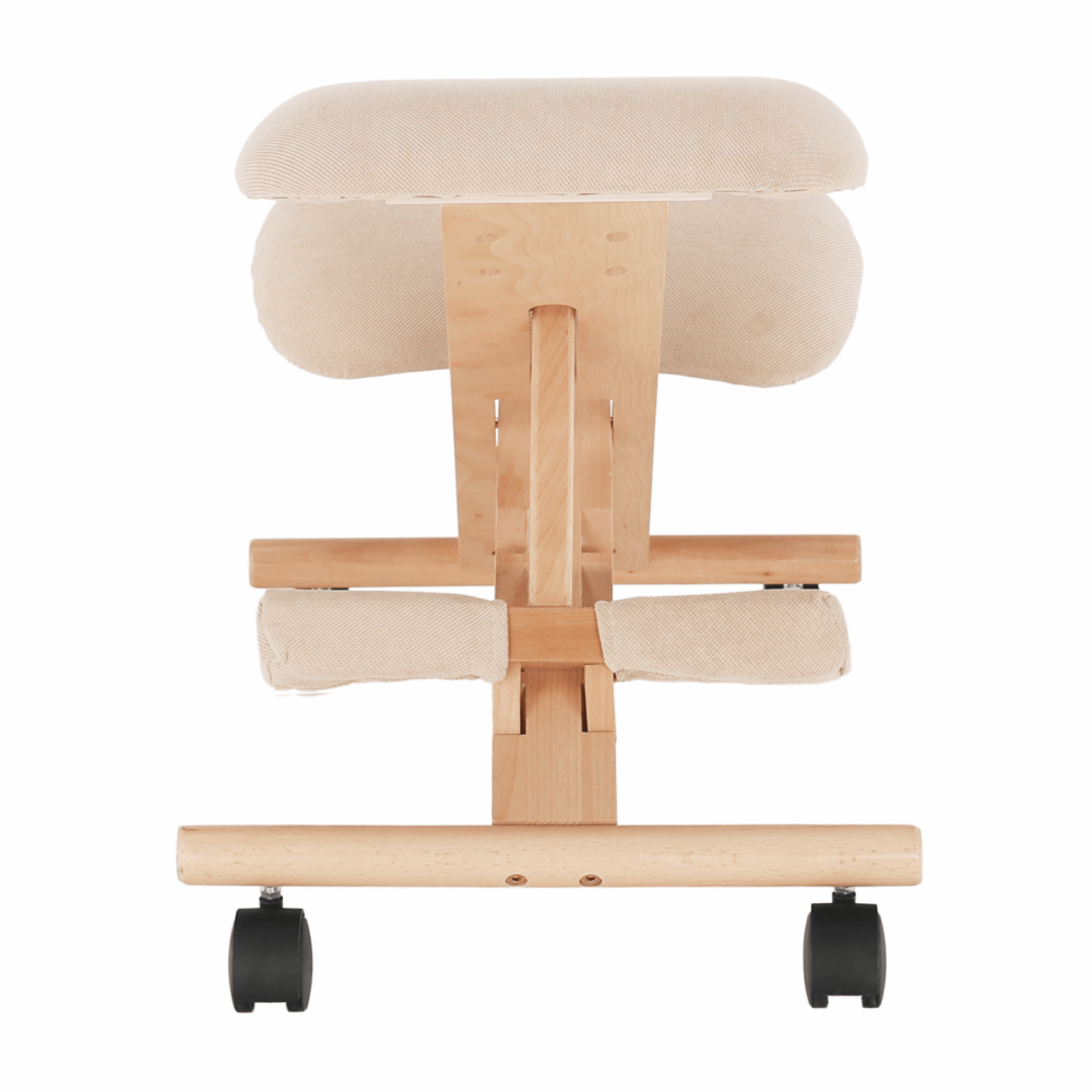 Ergonomická klekačka, krémová/buk, GROCO