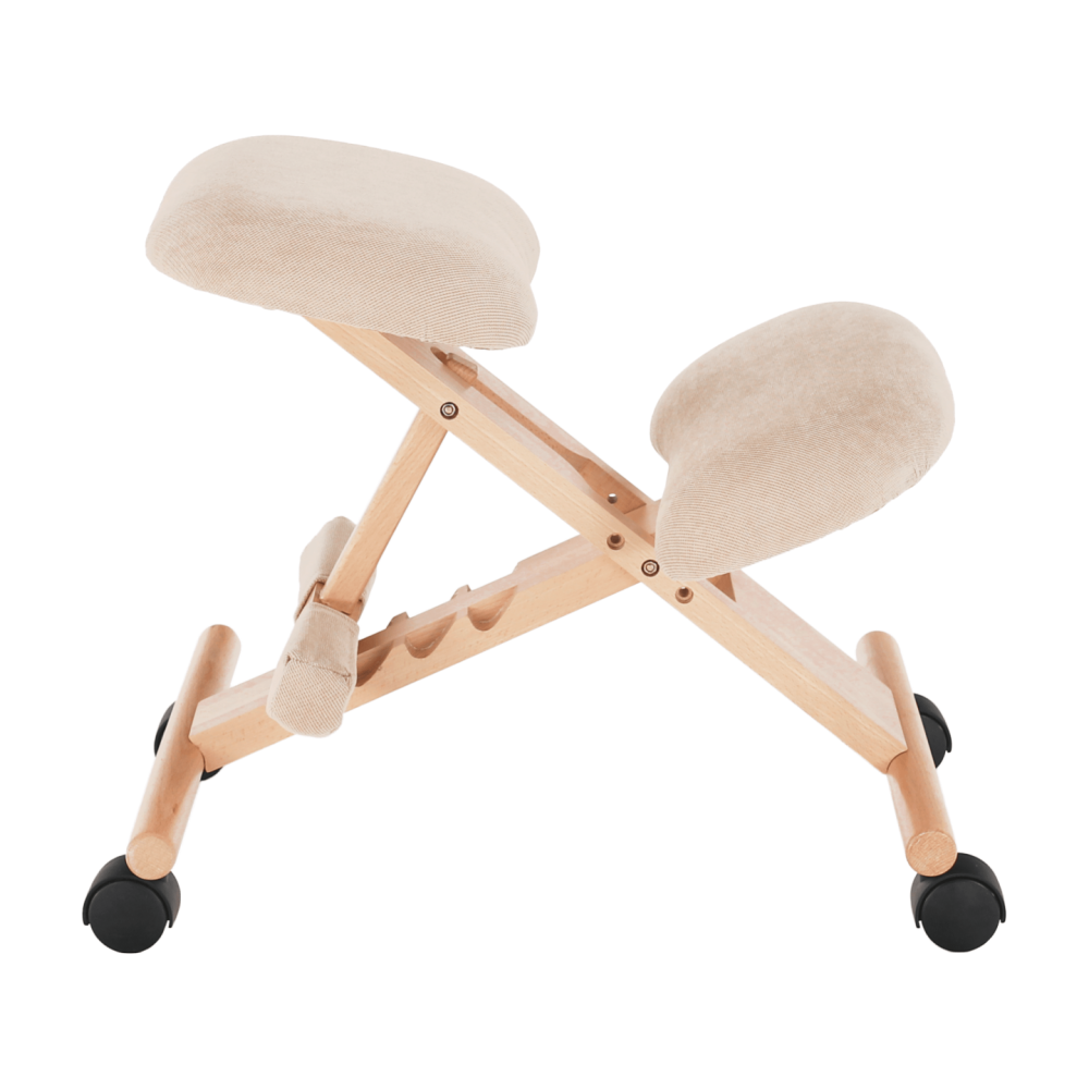 Ergonomická klekačka, krémová/buk, GROCO