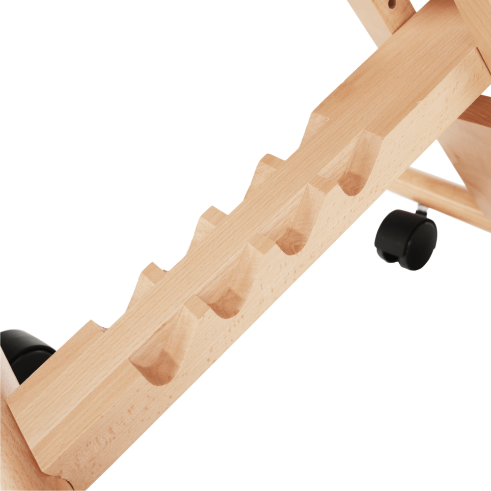 Ergonomická klekačka, krémová/buk, GROCO