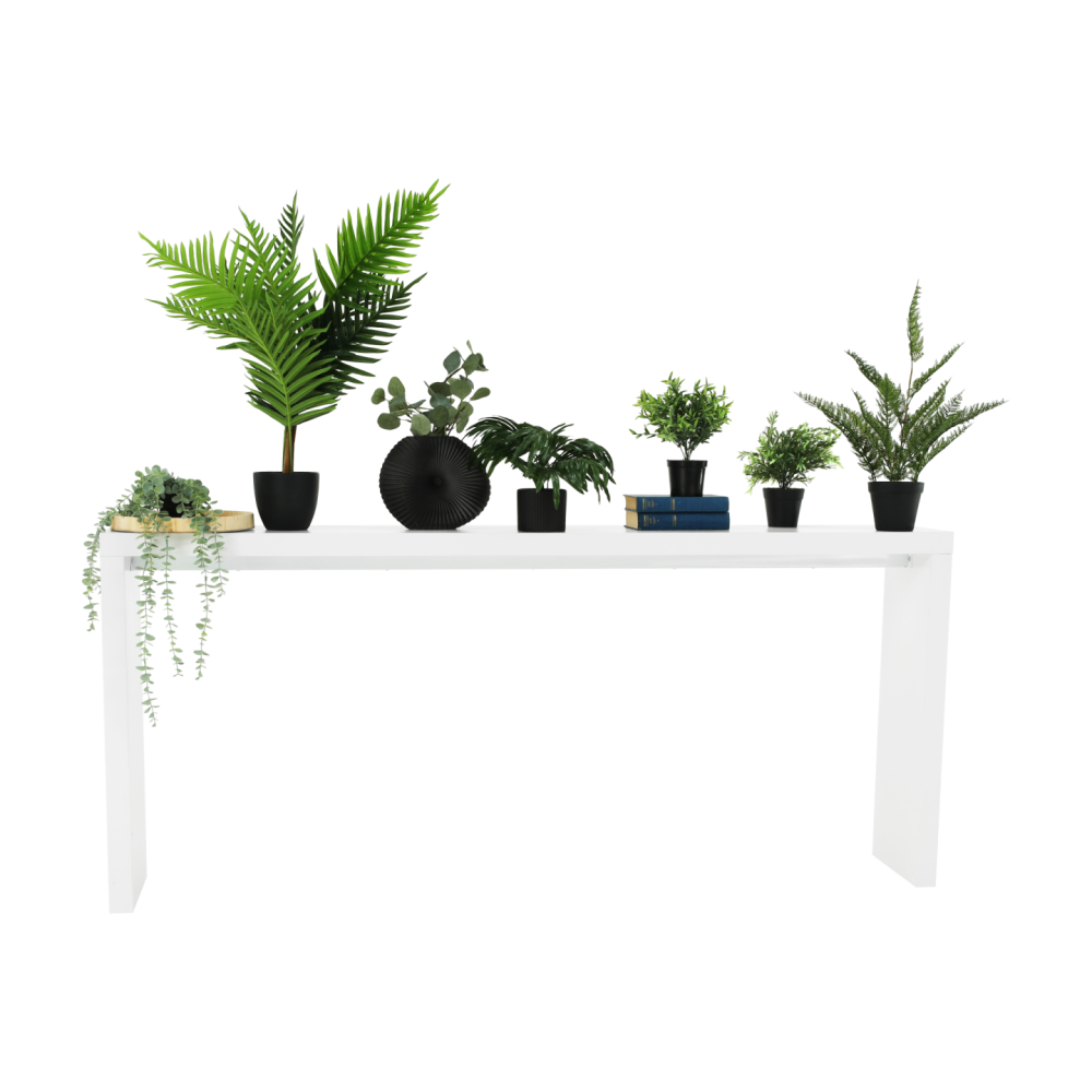 Konzolový stolek, bílá, FITRON