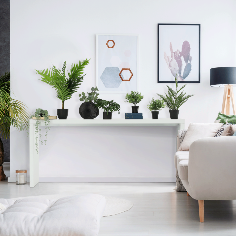 Konzolový stolek, bílá, FITRON