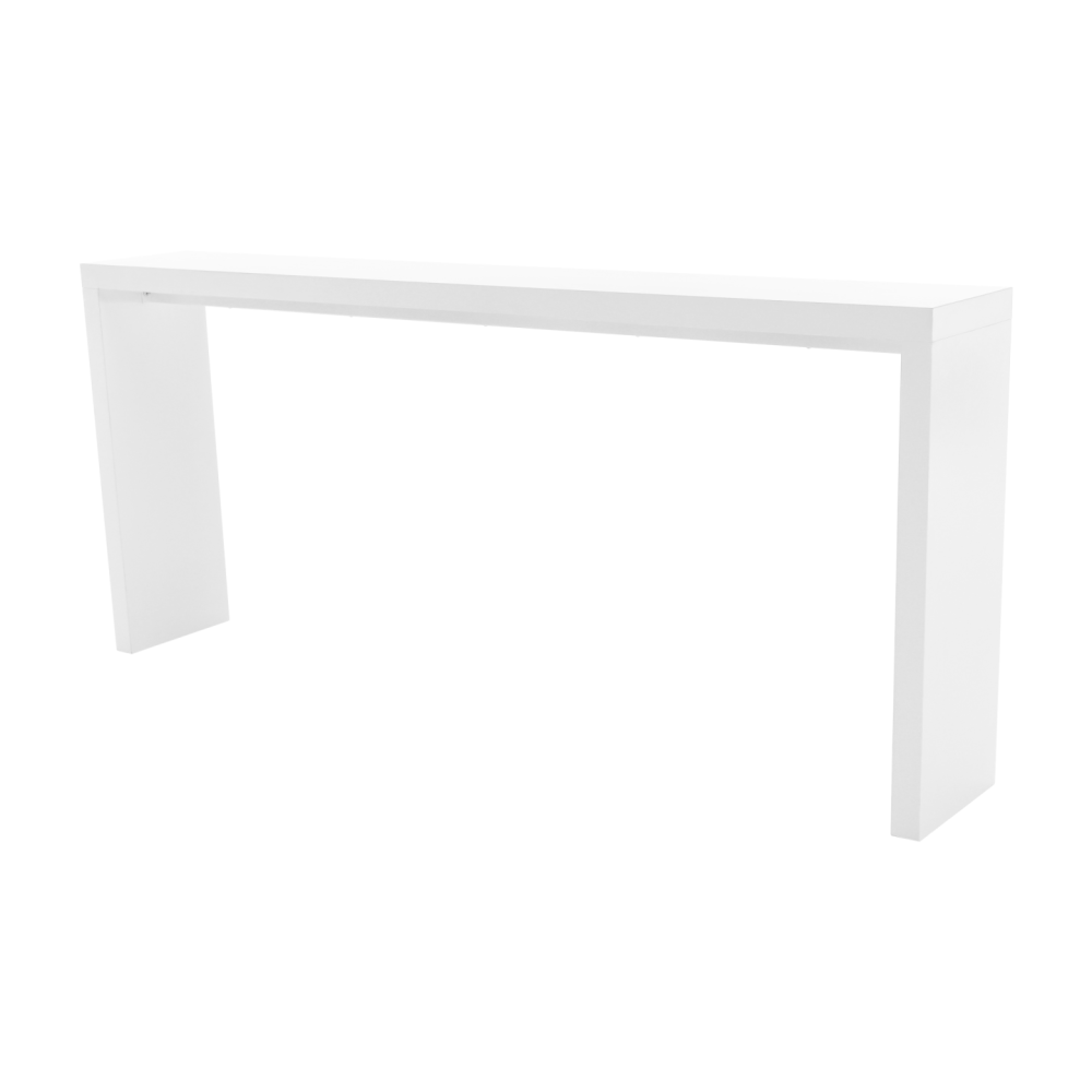 Konzolový stolek, bílá, FITRON