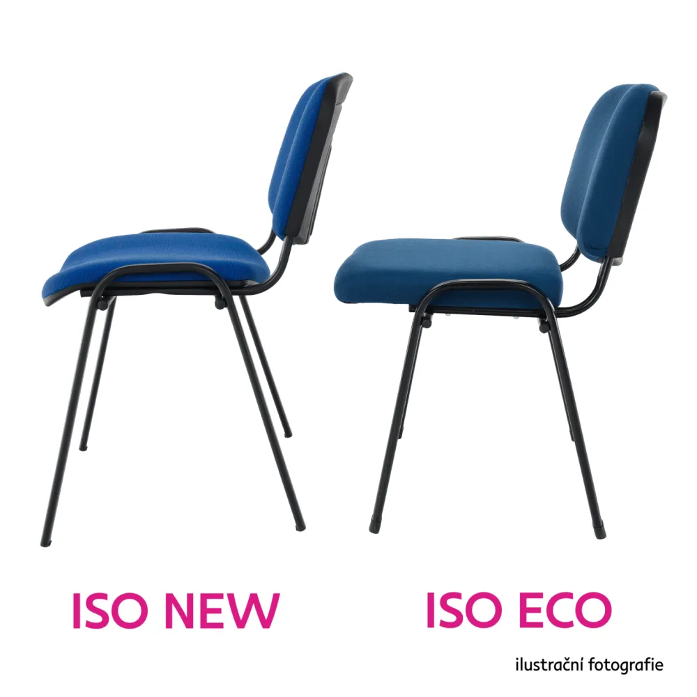Kancelářská židle, černá, ISO ECO
