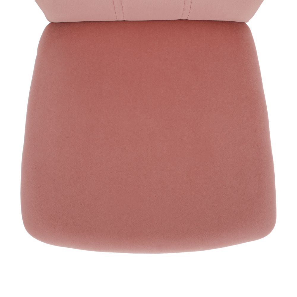 Jídelní židle, růžová Velvet látka / chrom, OLIVA NEW
