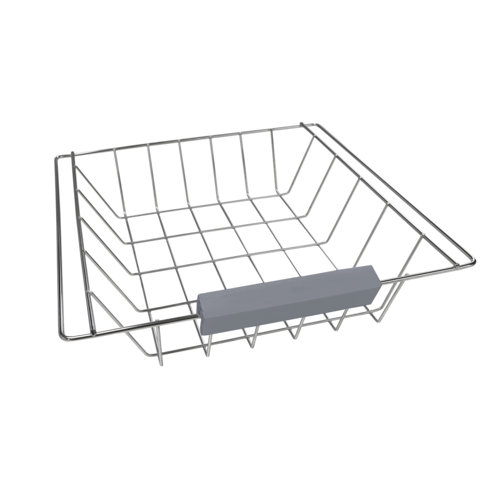 Servírovací vozík, šedá/přírodní, BARABE