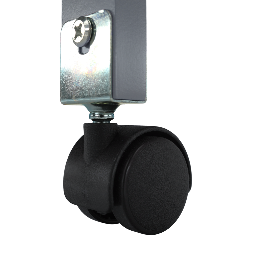 Servírovací vozík, šedá/přírodní, BARABE