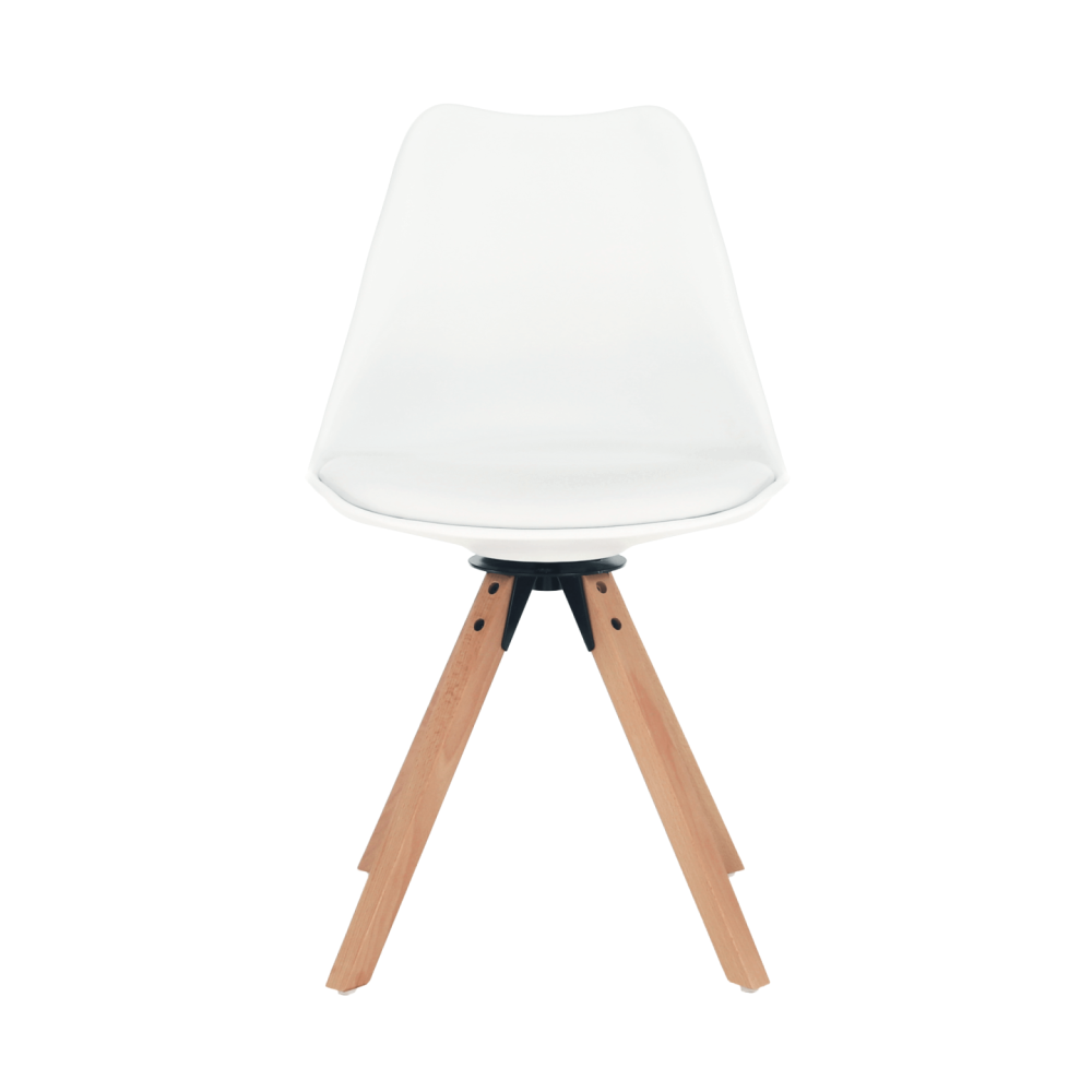 Stylová otočná židle, bílá, ETOSA