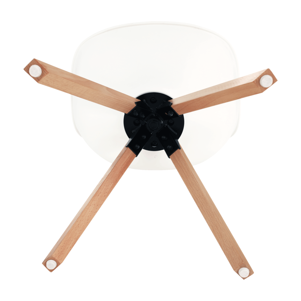 Stylová otočná židle, bílá, ETOSA