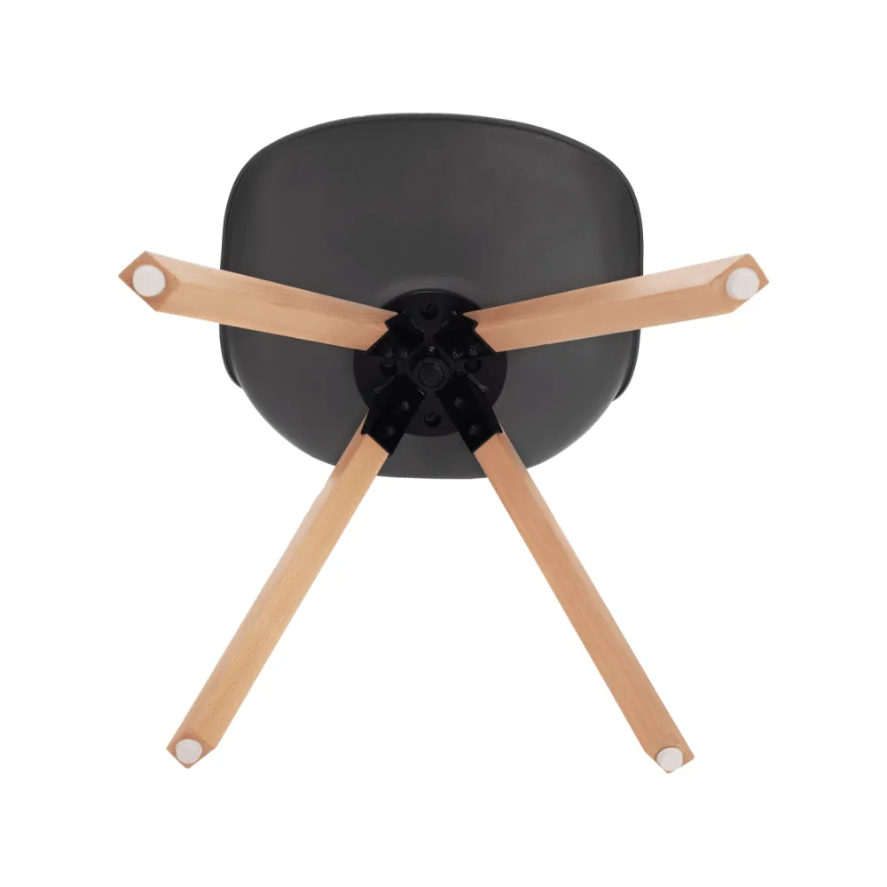 Stylová otočná židle, tmavě šedá , ETOSA