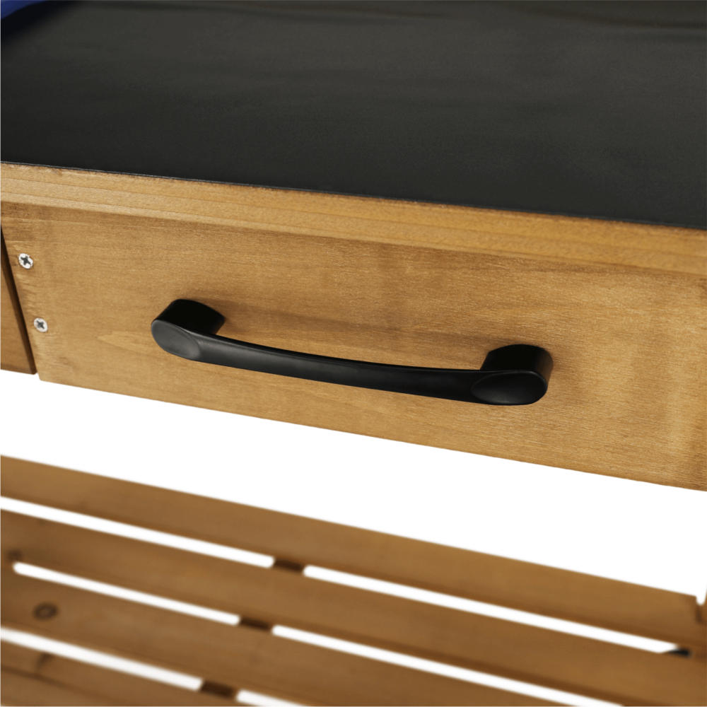 Zahradní pracovní stůl, dřevo/hnědá, BARDY