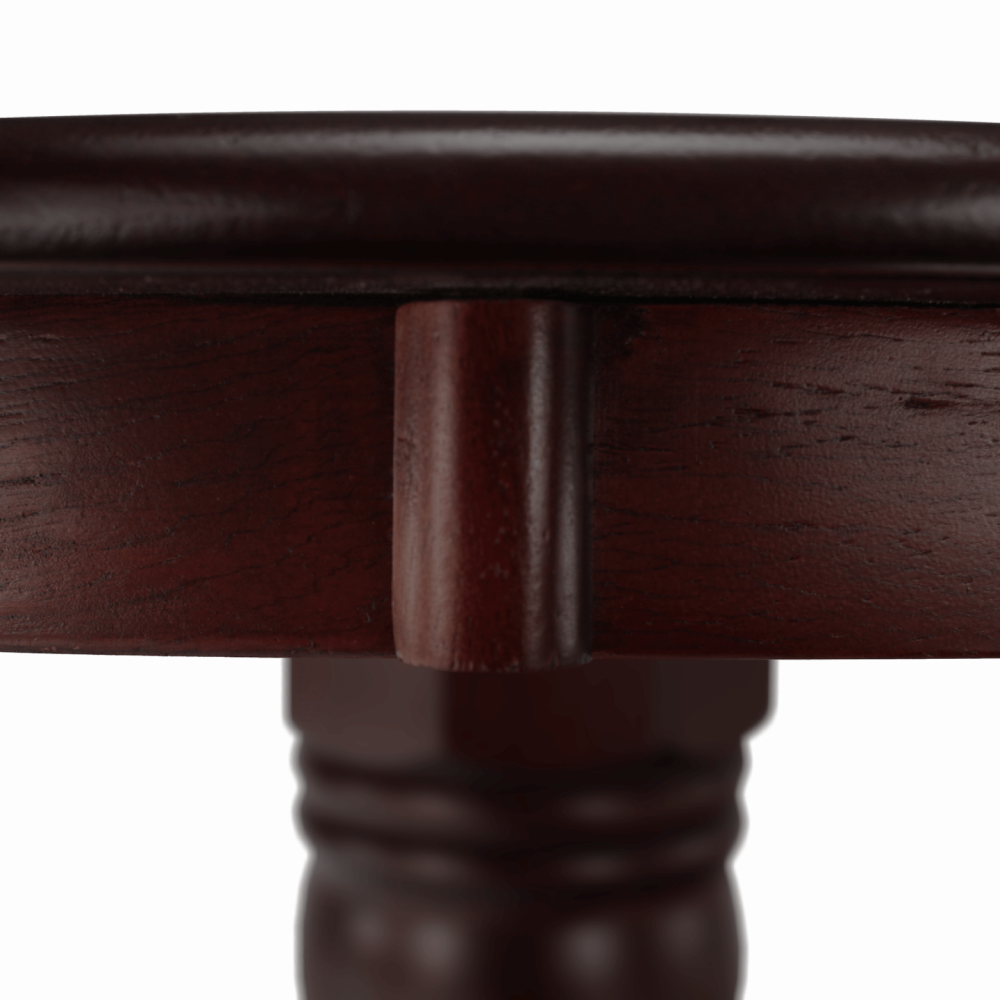 Jídelní stůl, kulatý, kaštan, průměr 106 cm, TABLOS