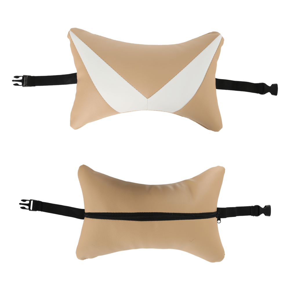 Kancelářské/herní křeslo, černá/bílá/béžová, OZGE 2 NEW