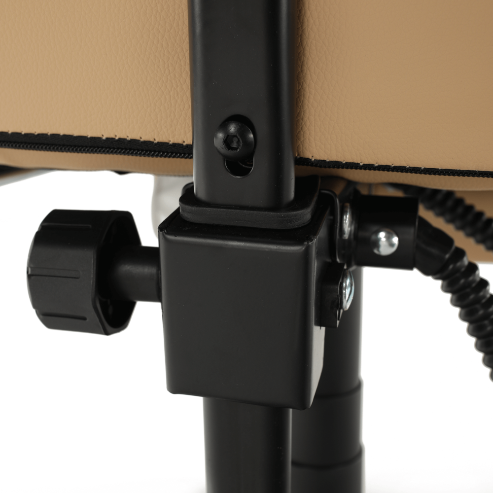 Kancelářské/herní křeslo, černá/bílá/béžová, OZGE 2 NEW