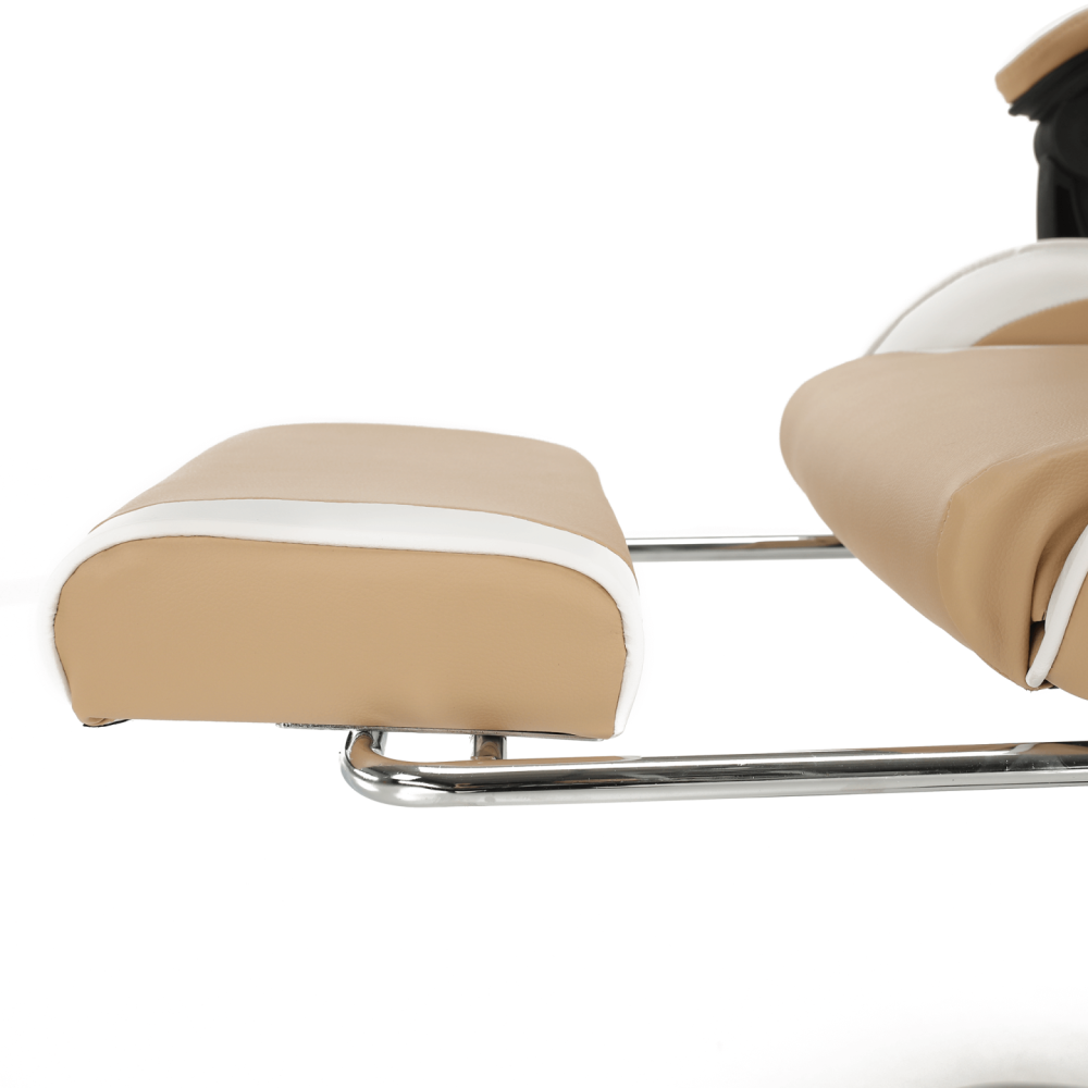 Kancelářské/herní křeslo, černá/bílá/béžová, OZGE 2 NEW