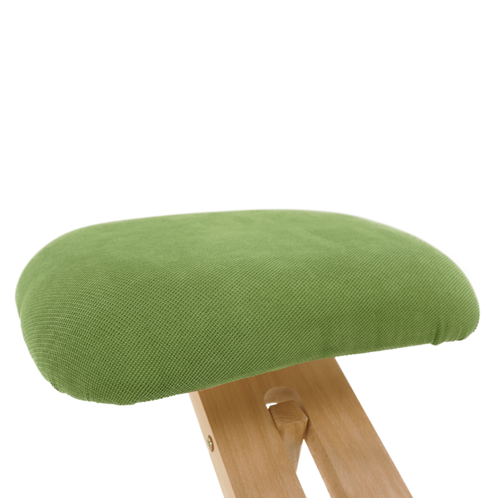 Ergonomická klekačka, zelená / buk, GROCO