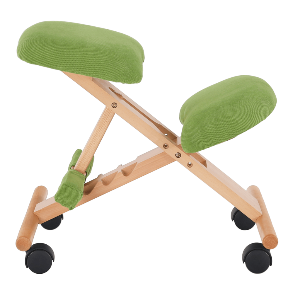 Ergonomická klekačka, zelená / buk, GROCO