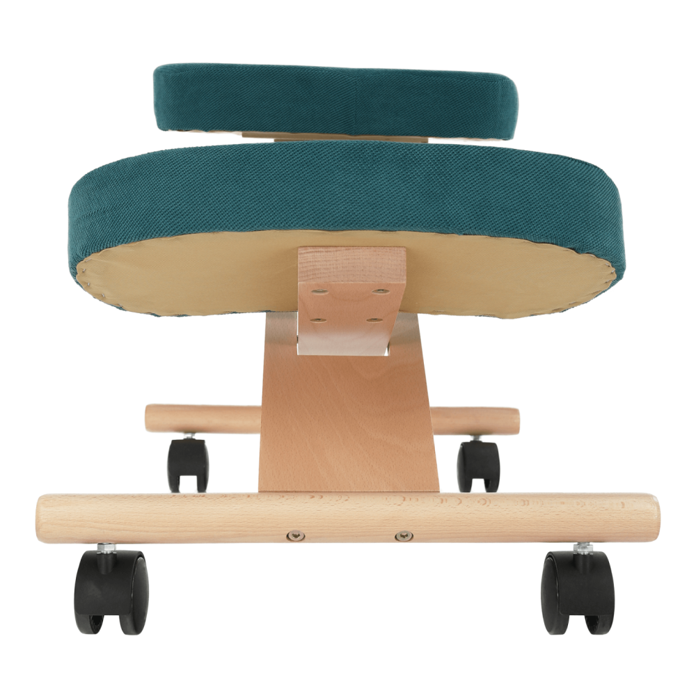 Ergonomická klekačka, petrolejová / buk, FLONET