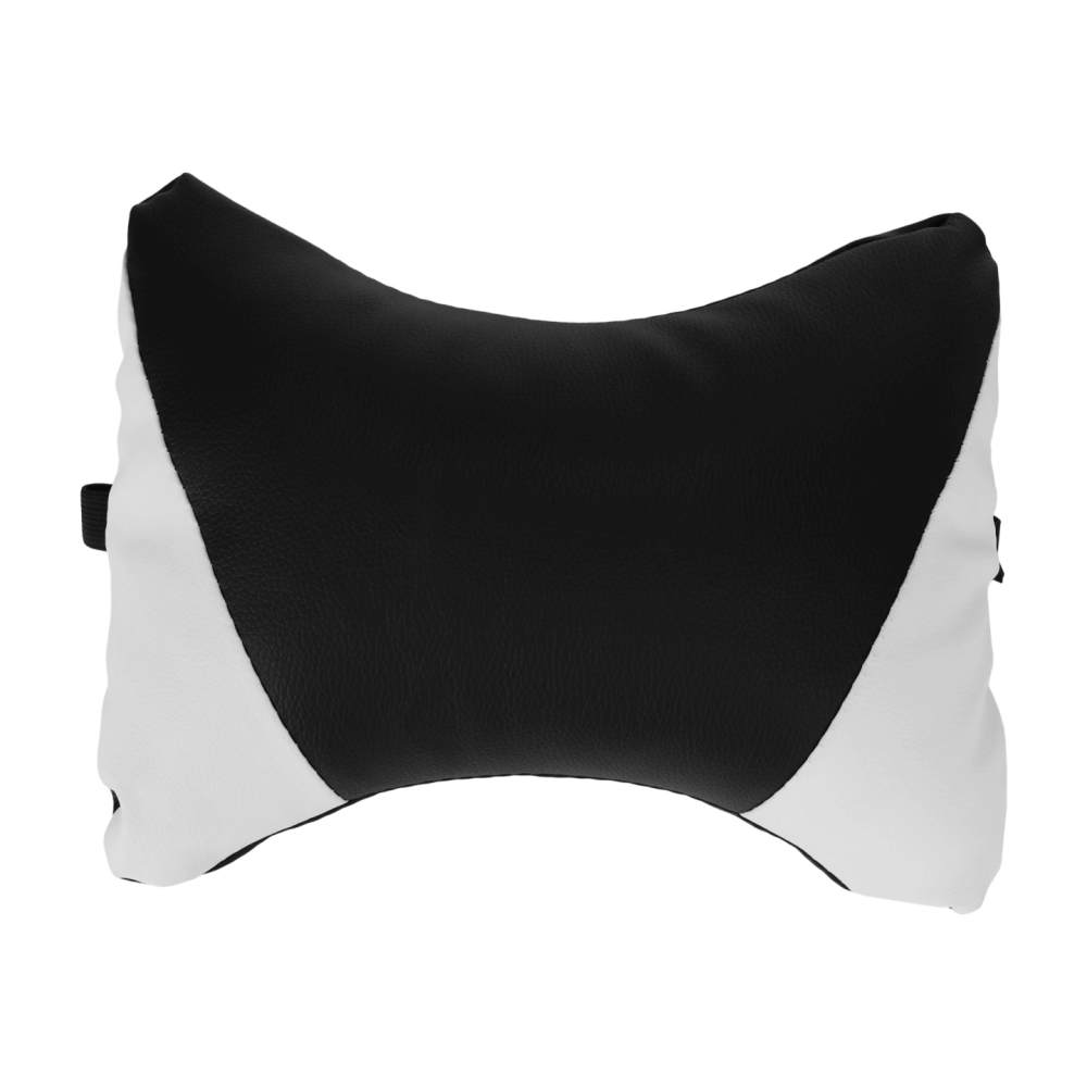 Kancelářské/herní křeslo s RGB LED podsvícením, černá/bílá, JOVELA