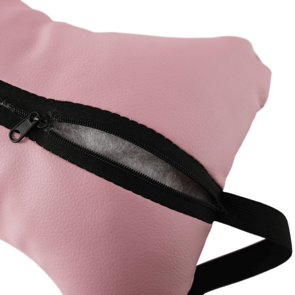 Kancelářské/herní křeslo s RGB LED podsvícením, růžová/bílá, JOVELA